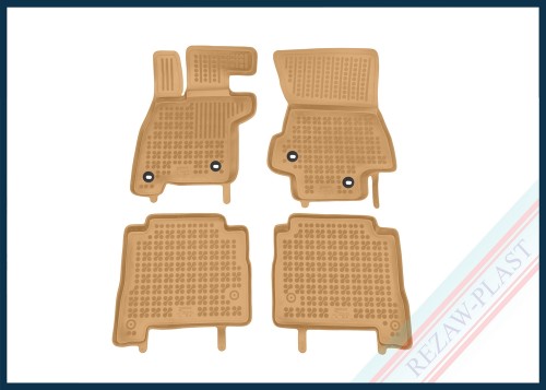 Floor mats beige fit to: Lexus LS V 500h 2017 - 