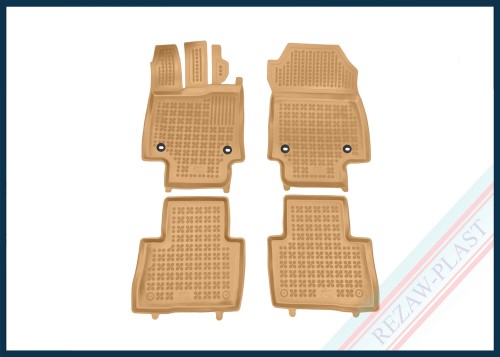 Floor mats beige fit to: Lexus NX II 2021 - 
