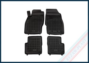 Floor mats black fit to: Opel CORSA D IV 2006 - 2014, CORSA E V 2014 - 2019