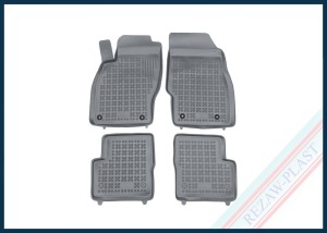 Floor mats grey fit to: Opel CORSA D IV 2006 - 2014, CORSA E V 2014 - 2019