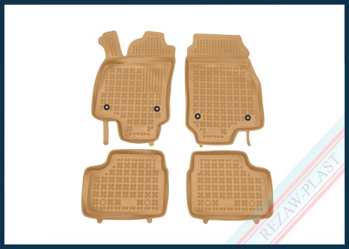 Floor mats beige fit to: Opel ASTRA II G, III H 1998 - 2014