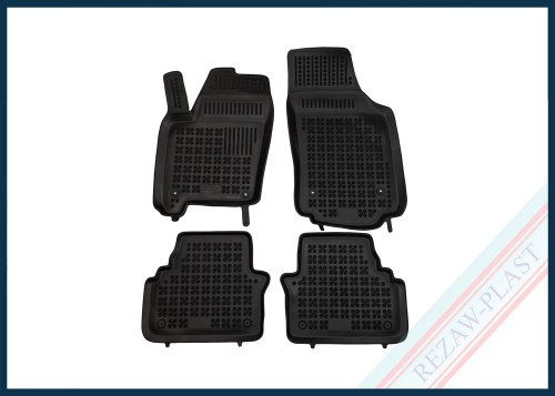 Floor mats black fit to: Opel MERIVA A I 2003 - 2010