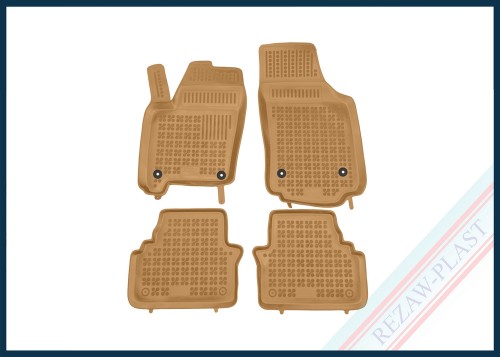 Floor mats beige fit to: Opel MERIVA A I 2003 - 2010