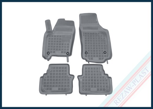 Floor mats grey fit to: Opel MERIVA A I 2003 - 2010