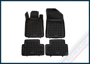 Floor mats black fit to: Peugeot 508 I 2010 - 2018, 508 RXH I 2010 - 2018