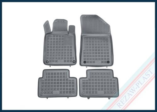 Floor mats grey fit to: Peugeot 508 I 2010 - 2018, 508 RXH I 2010 - 2018