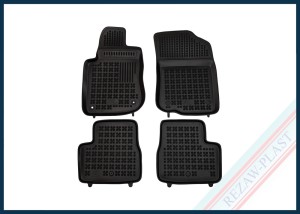 Floor mats black fit to: Peugeot 208 I 2012 - 2019 , 208 I GTI 2013 - 2019 , 2008 I 2013 - 2019