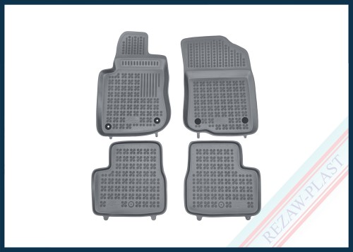 Floor mats grey fit to: Peugeot 208 I 2012 - 2019 , 208 I GTI 2013 - 2019 , 2008 I 2013 - 2019