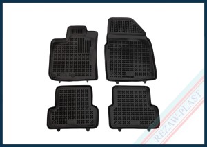 Floor mats black fit to: Nissan QASHQAI I 2006 - 2013