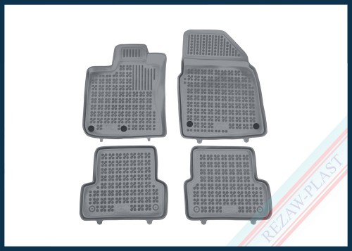 Floor mats grey fit to: Nissan QASHQAI I 2006 - 2013