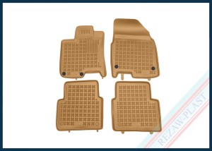 Floor mats beige fit to: Nissan QASHQAI+2 I 2008 - 2013