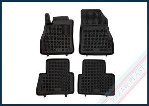Floor mats black fit to: Nissan JUKE I 2010 - 2019