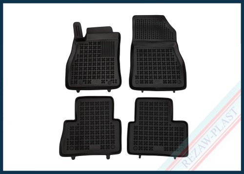 Floor mats black fit to: Nissan JUKE I 2010 - 2019