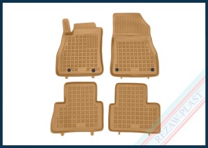 Floor mats beige fit to: Nissan JUKE I 2010 - 2019