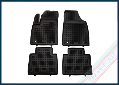 Floor mats black fit to: MG HS I 2018 - 2024
