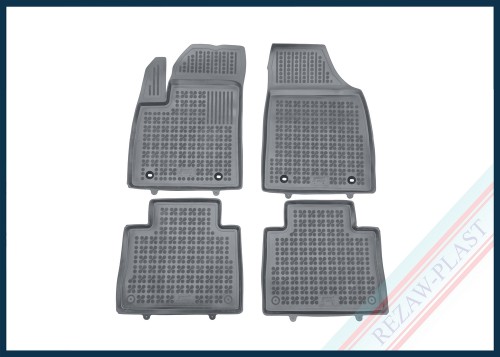 Floor mats grey fit to: MG HS I 2018 - 2024