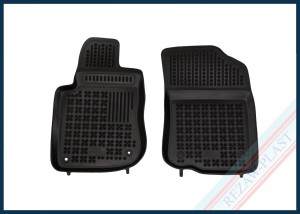 Floor mats black fit to: Peugeot 208 I 2012 - 2019