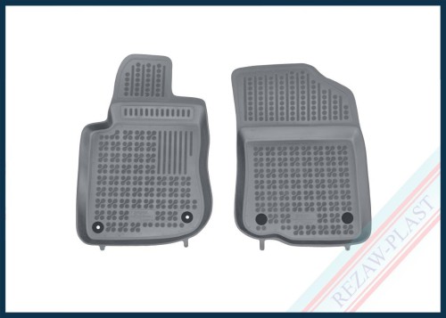 Floor mats grey fit to: Peugeot 208 I 2012 - 2019