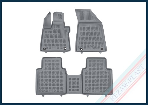 Dywaniki samochodowe TPE (gumowe) szare pasują do: MG HS II 2024 -
