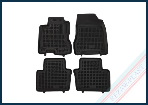 Dywaniki samochodowe TPE (gumowe) czarne pasują do: Renault KOLEOS I 2008 - 2016
