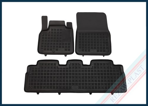Dywaniki samochodowe TPE (gumowe) czarne pasują do: Renault ESPACE IV 2002 - 2014