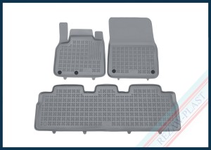 Floor mats grey fit to: Renault ESPACE IV 2002 - 2014