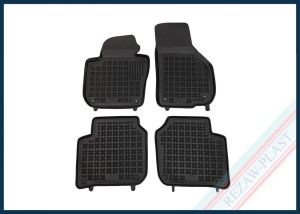 Dywaniki samochodowe TPE (gumowe) czarne pasują do: Skoda SUPERB II 2008 - 2015