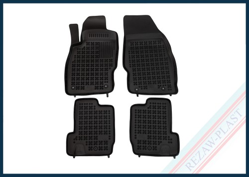 Dywaniki samochodowe TPE (gumowe) czarne pasują do: Opel ADAM 2013 - 2019