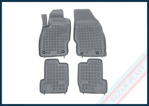 Dywaniki samochodowe TPE (gumowe) szare pasują do: Opel ADAM 2013 - 2019