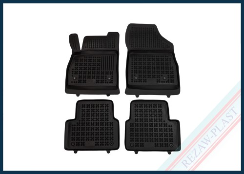Dywaniki samochodowe TPE (gumowe) czarne pasują do: Opel ASTRA K V 2015 - 2021