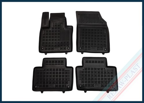 Dywaniki samochodowe TPE (gumowe) czarne pasują do: Volvo XC90 II 2025 -