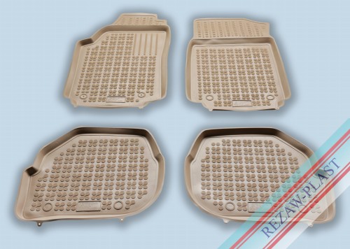 Floor mats beige fit to: Audi 100 C3, C4 1982 - 1994, A6 I C4 1994 - 1997