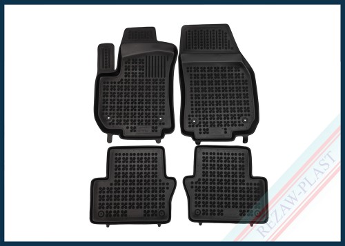 Dywaniki samochodowe TPE (gumowe) czarne pasują do: Opel ZAFIRA B II 2005 - 2014
