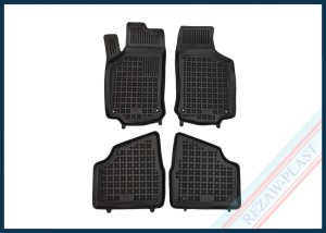 Dywaniki samochodowe TPE (gumowe) czarne pasują do: Opel CORSA C III 2000 - 2006