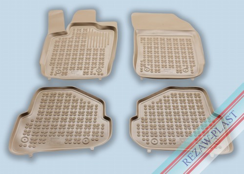 Dywaniki podłogowe beżowe pasują do: Audi A1 2010 - 2018