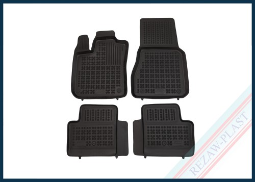 Dywaniki samochodowe TPE (gumowe) czarne pasują do: Renault TWINGO III 2014 - 2018