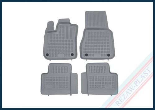 Dywaniki samochodowe TPE (gumowe) szare pasują do: Renault TWINGO III 2014 - 2018