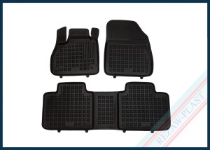 Dywaniki samochodowe TPE (gumowe) czarne pasują do: Renault ESPACE V 2014 - 2022