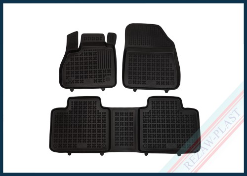 Dywaniki samochodowe TPE (gumowe) czarne pasują do: Renault ESPACE V 2014 - 2022