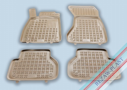 Dywaniki podłogowe beżowe pasują do: Audi A4 IV B9 2015 - , A5 II 2016 -