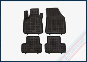 Dywaniki samochodowe TPE (gumowe) czarne pasują do: Renault MEGANE IV 2016 -, Renault MEGANE IV E-TECH 2020 -