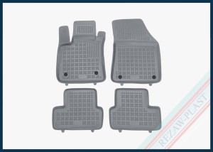 Dywaniki samochodowe TPE (gumowe) szare pasują do: Renault MEGANE IV 2016 -, Renault MEGANE IV E-TECH 2020 -