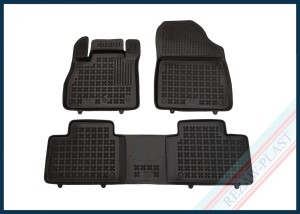 Dywaniki samochodowe TPE (gumowe) czarne pasują do: Renault SCENIC IV 2016 - 2020