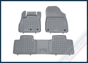 Dywaniki samochodowe TPE (gumowe) szare pasują do: Renault SCENIC IV 2016 - 2020
