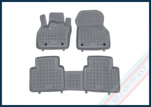 Dywaniki samochodowe TPE (gumowe) szare pasują do: Renault ZOE (ZE50) 2019 -