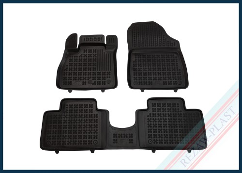 Dywaniki samochodowe TPE (gumowe) czarne pasują do: Renault GRAND SCENIC IV 2016 - 2021