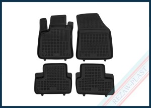 Dywaniki samochodowe TPE (gumowe) czarne pasują do: Renault MEGANE IV 2016 -, Renault MEGANE IV E-TECH 2020 -