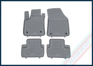 Dywaniki samochodowe TPE (gumowe) szare pasują do: Renault MEGANE IV 2016 -, Renault MEGANE IV E-TECH 2020 -
