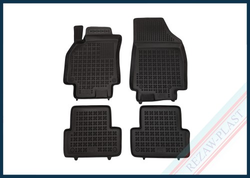 Dywaniki samochodowe TPE (gumowe) czarne pasują do: Renault FLUENCE 2012 - 2016