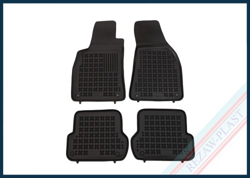 Dywaniki samochodowe TPE (gumowe) czarne pasują do: Seat EXEO 2008 - 2013